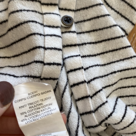 LUCKY BRAND bubble sleeve gauzy button down too CUTE! (MED) - Picture 13 of 13